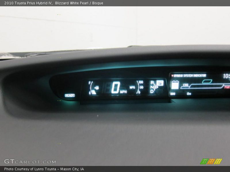 Blizzard White Pearl / Bisque 2010 Toyota Prius Hybrid IV