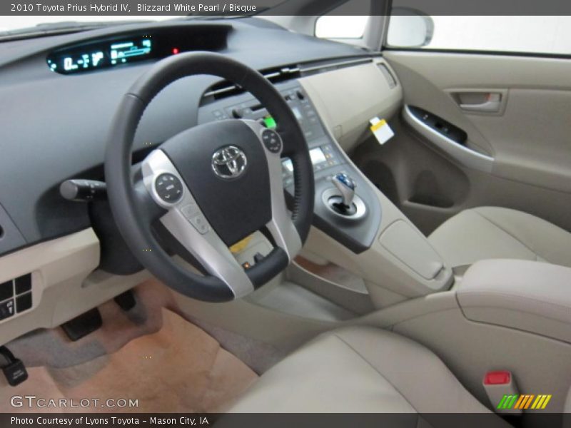 Blizzard White Pearl / Bisque 2010 Toyota Prius Hybrid IV