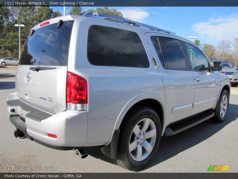 Silver Lightning / Charcoal 2011 Nissan Armada SL