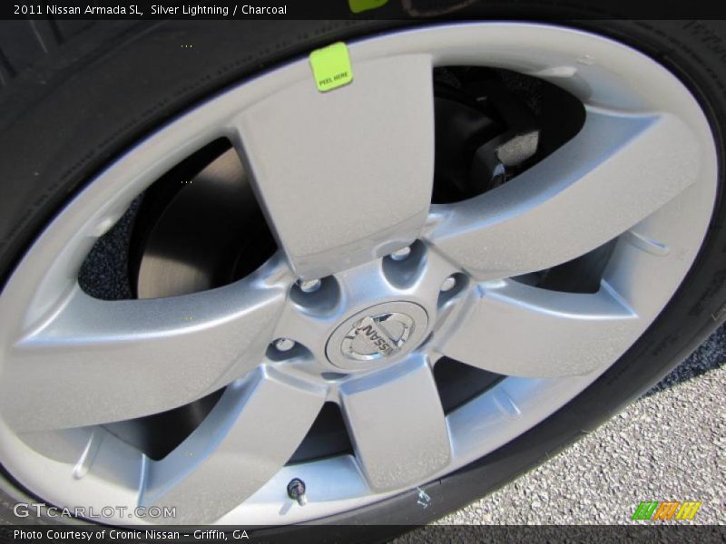 Silver Lightning / Charcoal 2011 Nissan Armada SL