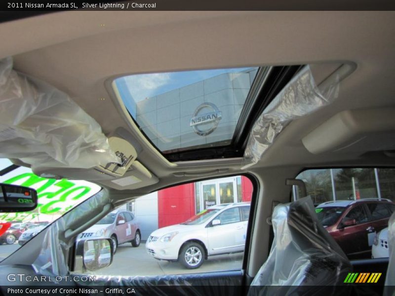 Silver Lightning / Charcoal 2011 Nissan Armada SL