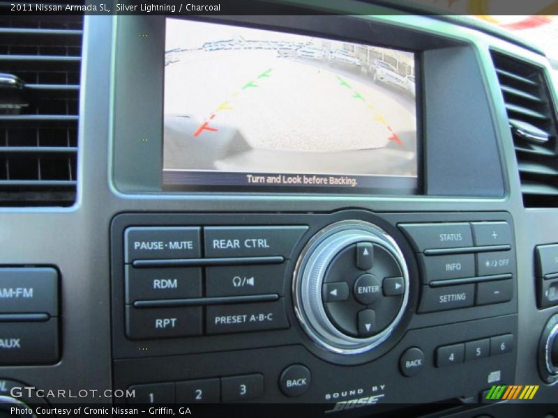 Silver Lightning / Charcoal 2011 Nissan Armada SL