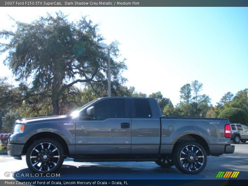 Dark Shadow Grey Metallic / Medium Flint 2007 Ford F150 STX SuperCab