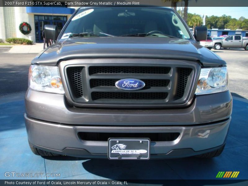 Dark Shadow Grey Metallic / Medium Flint 2007 Ford F150 STX SuperCab