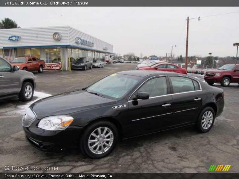 Black Onyx / Titanium 2011 Buick Lucerne CXL