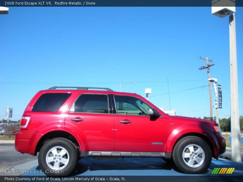 Redfire Metallic / Stone 2008 Ford Escape XLT V6