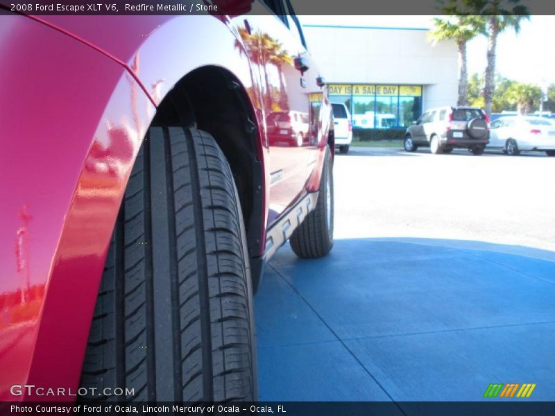 Redfire Metallic / Stone 2008 Ford Escape XLT V6