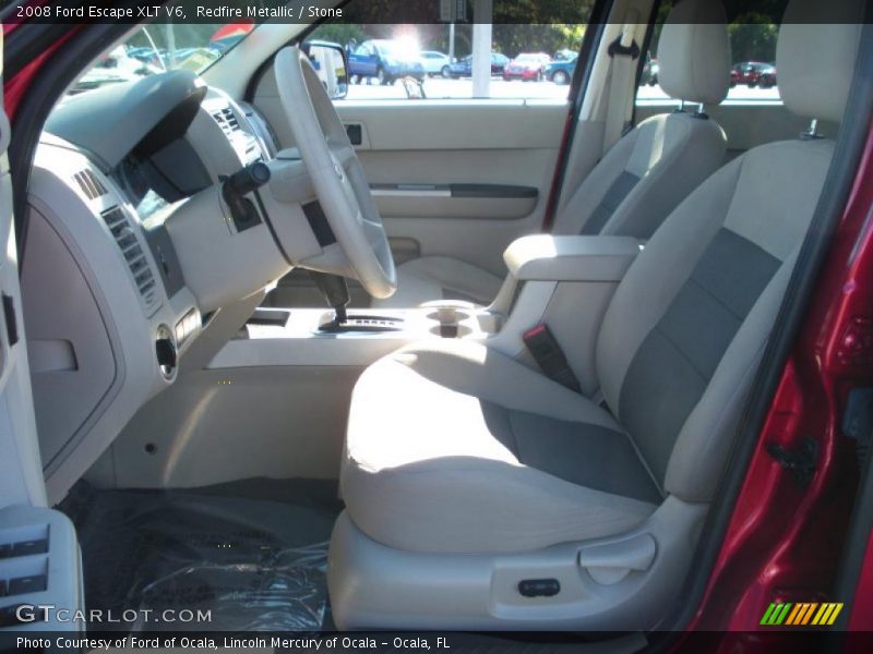 Redfire Metallic / Stone 2008 Ford Escape XLT V6
