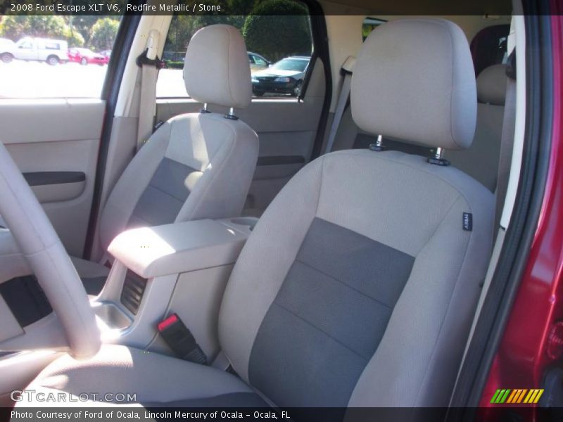 Redfire Metallic / Stone 2008 Ford Escape XLT V6