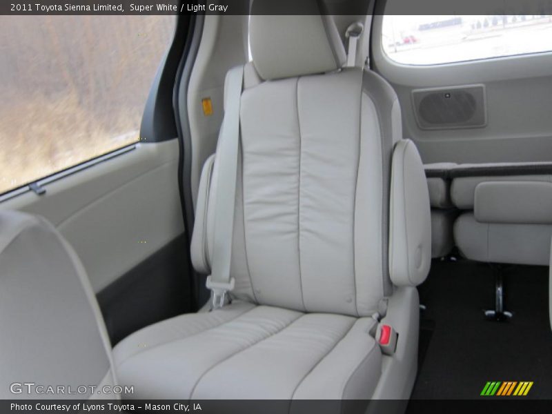 Super White / Light Gray 2011 Toyota Sienna Limited