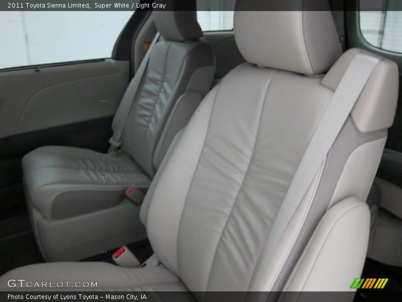 Super White / Light Gray 2011 Toyota Sienna Limited