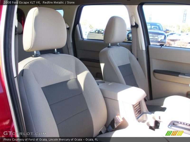 Redfire Metallic / Stone 2008 Ford Escape XLT V6