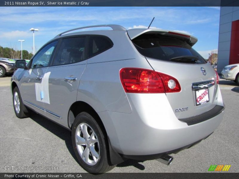 Silver Ice Metallic / Gray 2011 Nissan Rogue SV