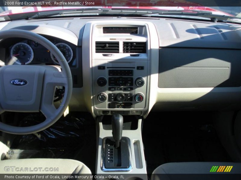 Redfire Metallic / Stone 2008 Ford Escape XLT V6