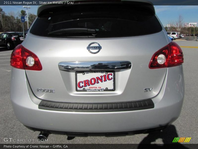 Silver Ice Metallic / Gray 2011 Nissan Rogue SV