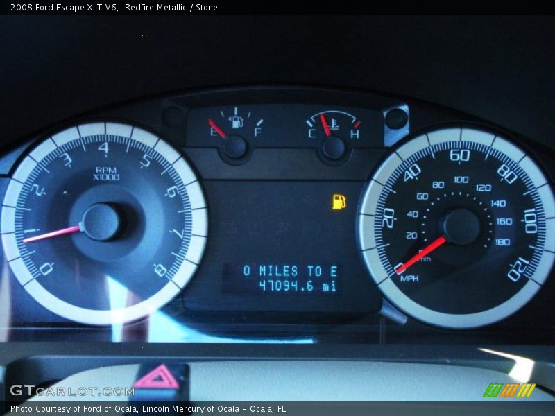 Redfire Metallic / Stone 2008 Ford Escape XLT V6