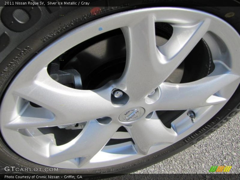 Silver Ice Metallic / Gray 2011 Nissan Rogue SV