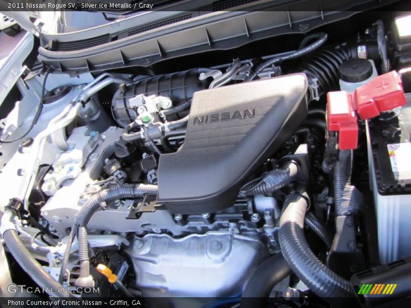 Silver Ice Metallic / Gray 2011 Nissan Rogue SV