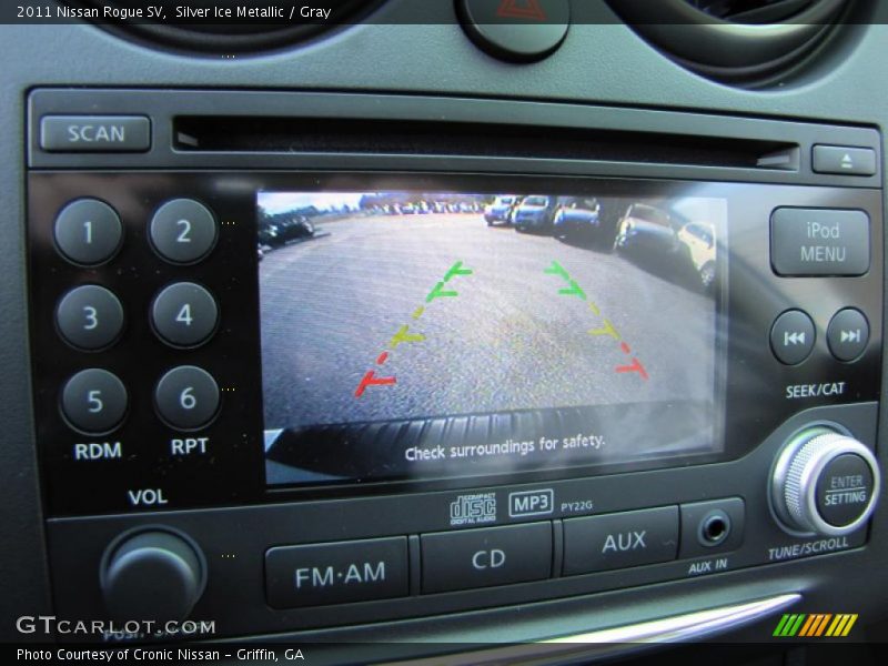 Silver Ice Metallic / Gray 2011 Nissan Rogue SV