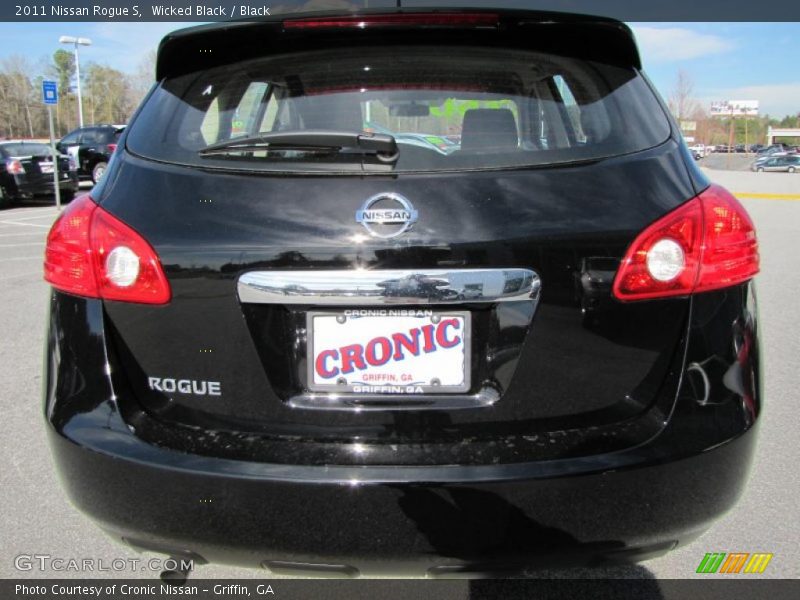 Wicked Black / Black 2011 Nissan Rogue S