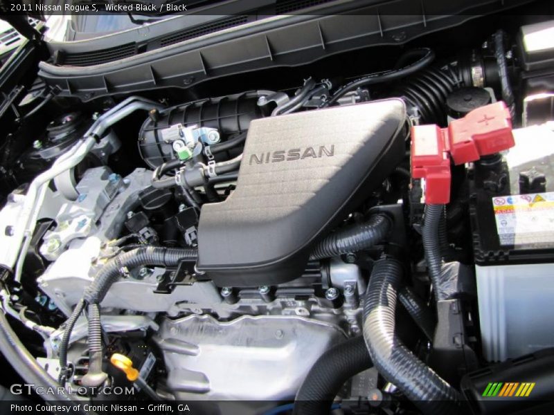 Wicked Black / Black 2011 Nissan Rogue S