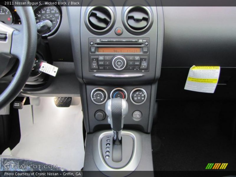Wicked Black / Black 2011 Nissan Rogue S