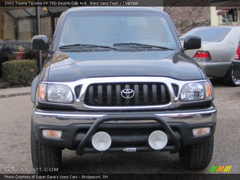 Black Sand Pearl / Charcoal 2001 Toyota Tacoma V6 TRD Double Cab 4x4