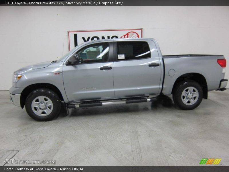 Silver Sky Metallic / Graphite Gray 2011 Toyota Tundra CrewMax 4x4