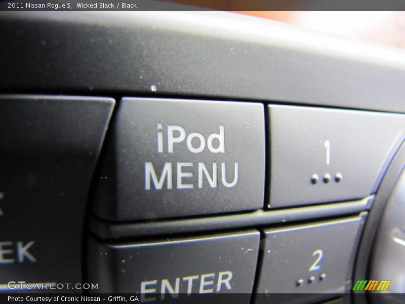 Wicked Black / Black 2011 Nissan Rogue S
