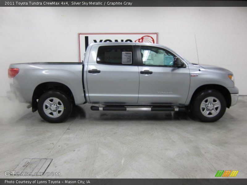 Silver Sky Metallic / Graphite Gray 2011 Toyota Tundra CrewMax 4x4
