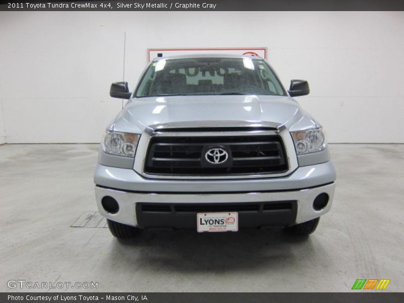 Silver Sky Metallic / Graphite Gray 2011 Toyota Tundra CrewMax 4x4