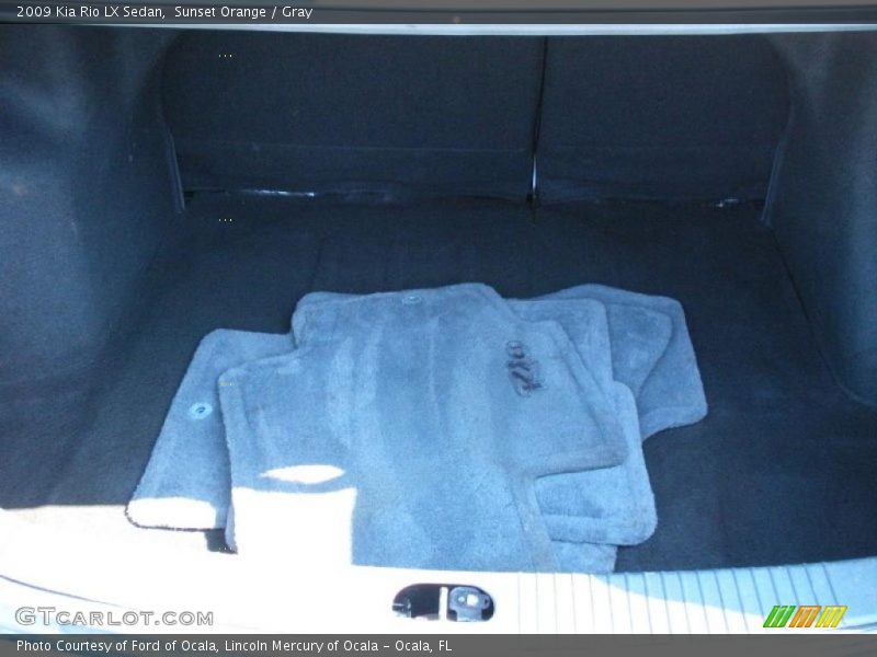 Sunset Orange / Gray 2009 Kia Rio LX Sedan