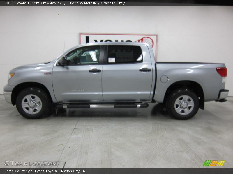 Silver Sky Metallic / Graphite Gray 2011 Toyota Tundra CrewMax 4x4