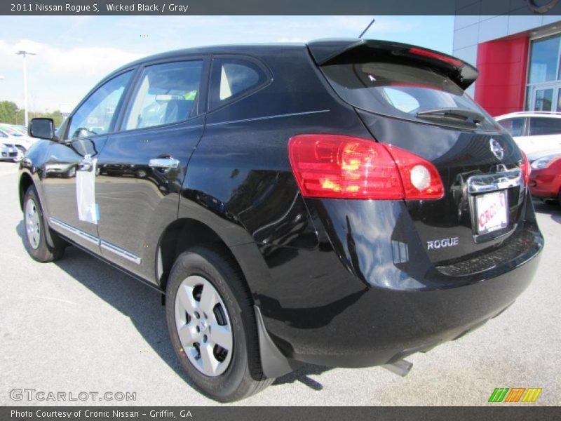 Wicked Black / Gray 2011 Nissan Rogue S