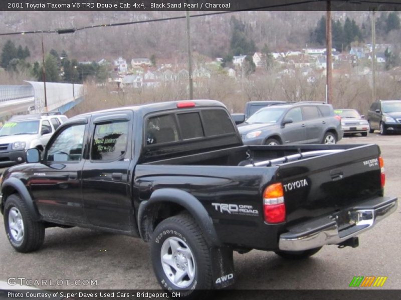 Black Sand Pearl / Charcoal 2001 Toyota Tacoma V6 TRD Double Cab 4x4