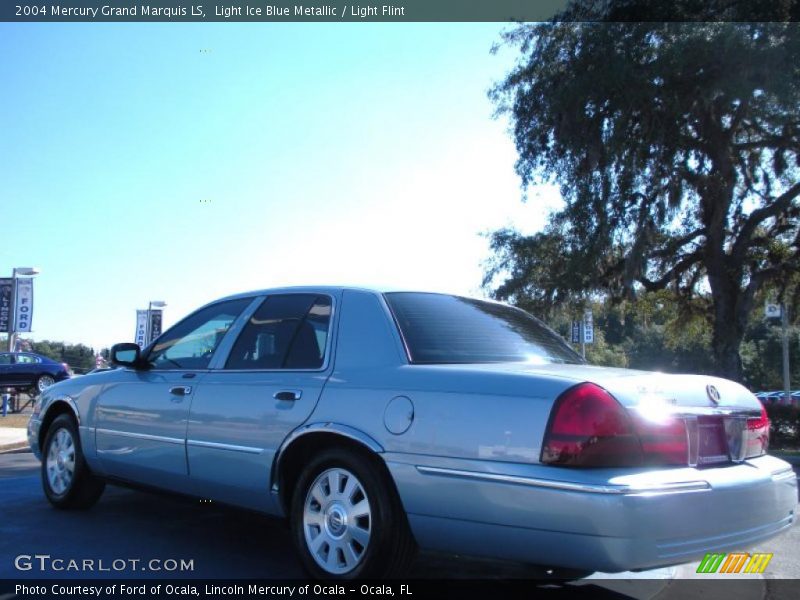 Light Ice Blue Metallic / Light Flint 2004 Mercury Grand Marquis LS