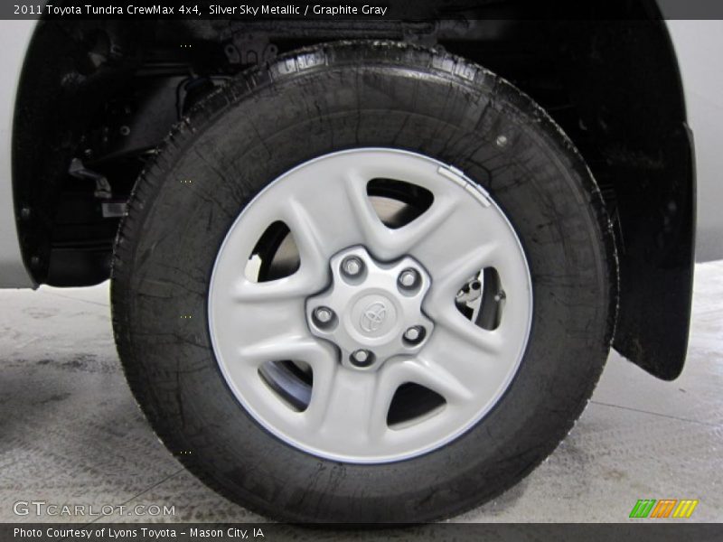 Silver Sky Metallic / Graphite Gray 2011 Toyota Tundra CrewMax 4x4