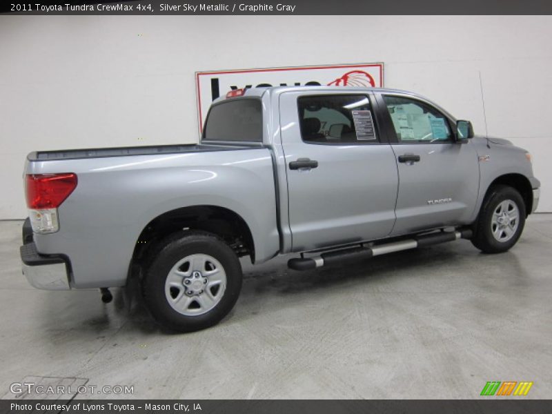 Silver Sky Metallic / Graphite Gray 2011 Toyota Tundra CrewMax 4x4