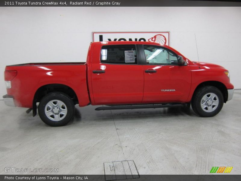 Radiant Red / Graphite Gray 2011 Toyota Tundra CrewMax 4x4