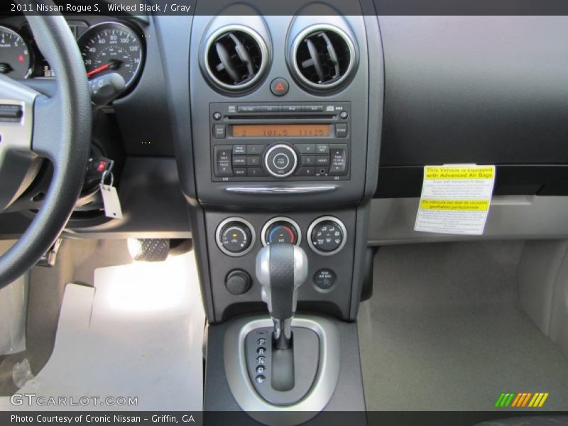 Wicked Black / Gray 2011 Nissan Rogue S