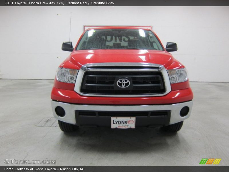 Radiant Red / Graphite Gray 2011 Toyota Tundra CrewMax 4x4