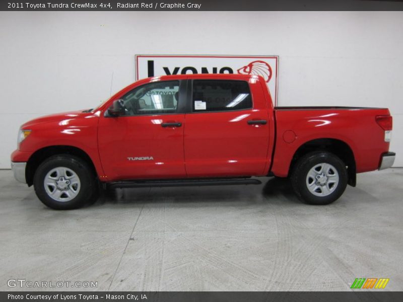 Radiant Red / Graphite Gray 2011 Toyota Tundra CrewMax 4x4