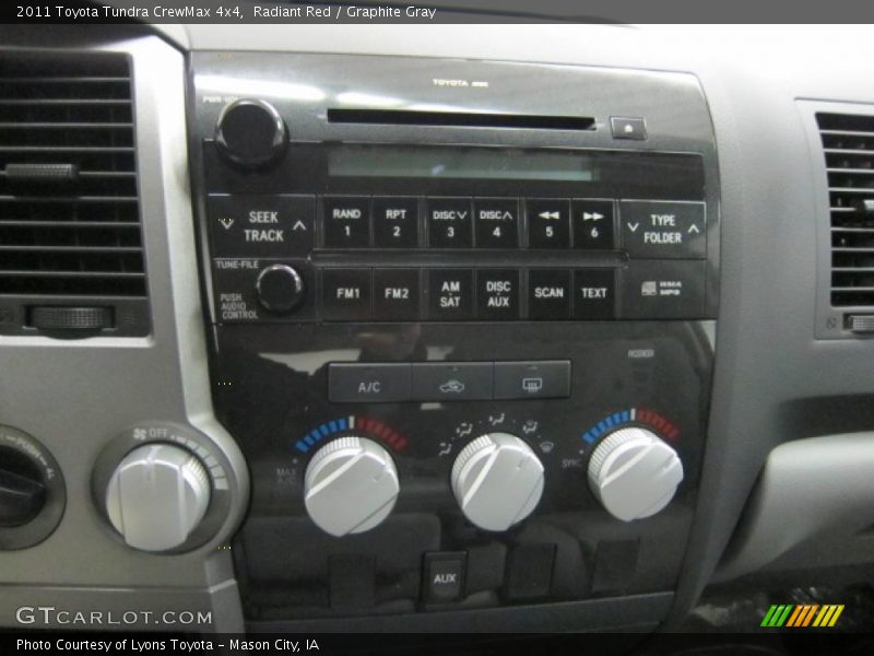 Radiant Red / Graphite Gray 2011 Toyota Tundra CrewMax 4x4
