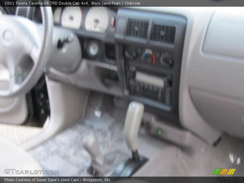 Black Sand Pearl / Charcoal 2001 Toyota Tacoma V6 TRD Double Cab 4x4