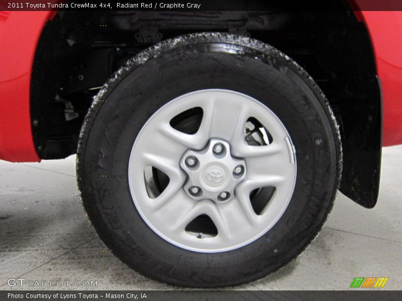 Radiant Red / Graphite Gray 2011 Toyota Tundra CrewMax 4x4