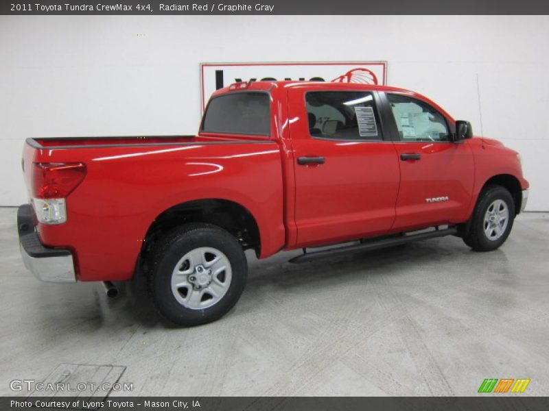 Radiant Red / Graphite Gray 2011 Toyota Tundra CrewMax 4x4