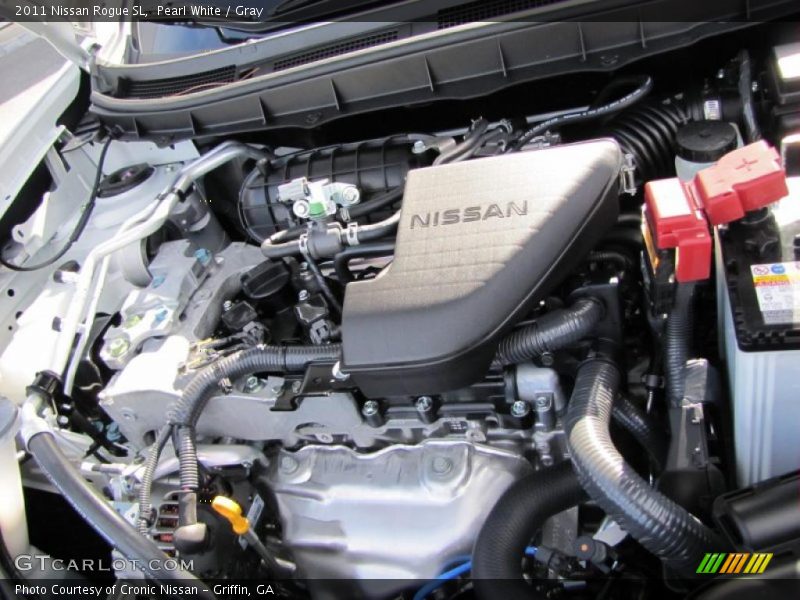 Pearl White / Gray 2011 Nissan Rogue SL
