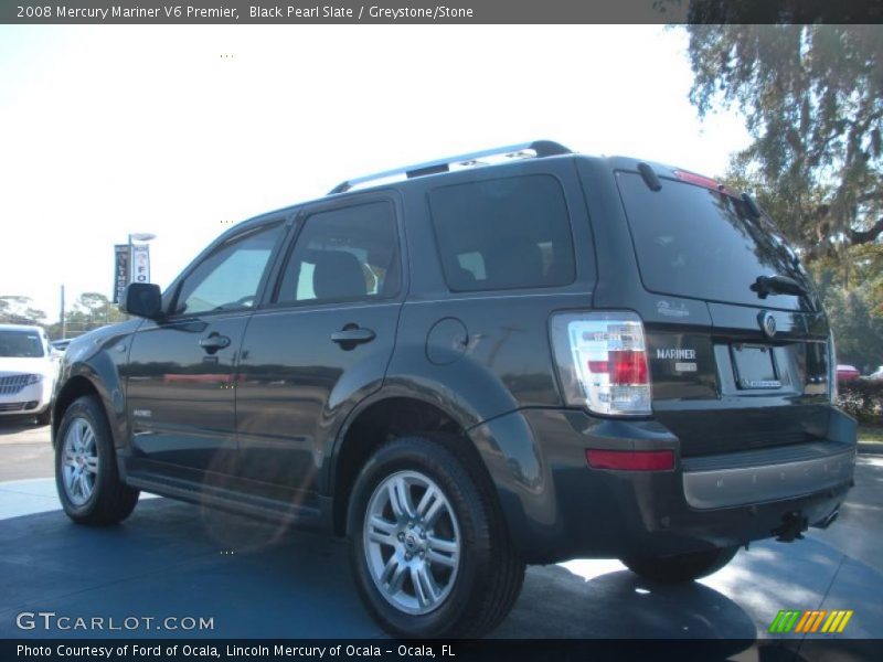 Black Pearl Slate / Greystone/Stone 2008 Mercury Mariner V6 Premier