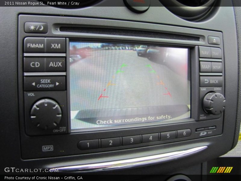 Pearl White / Gray 2011 Nissan Rogue SL