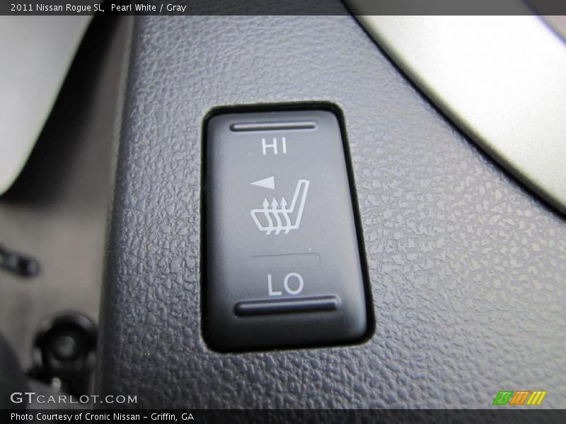 Pearl White / Gray 2011 Nissan Rogue SL